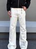 Men's Vintage Bootcut Jeans | Retro Western Style | Relaxed Straight Fit | Distressed Denim | Casual & Streetwear Pants_mkmklike.com
