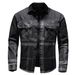 Pulse European American Plus Size Spring And Autumn Plaid Denim Long Sleeve Shirt For Men Youth Casual Loose Workwear_mkmklike.com