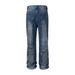 Washed Distressed Denim Straight-Leg Men's Street Fashion Wasteland Style Spray-Dyed Vintage Dirty Casual Pants Handmade_mkmklike.com