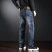 May Kaji European And American Style Jeans Men's Retro Nostalgic Loose Straight Jeans Men's Fat Plus Size Pants_mkmklike.com