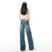 2026 Spring Low-Waist Washed Loose Straight American Retro Jeans For Women, Winter Casual Pants_mkmklike.com