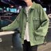 Loom European And American Workwear Student Trendy Super Popular Denim Jacket National Trend Men's Casual_mkmklike.com