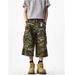 American Camouflage Ripped Jeans Men's Loose 2025 Summer Versatile Style, Rugged And Handsome Wide Leg Seven Quarter_mkmklike.com