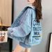 Women's Embroidered Denim Jacket – Vintage Korean Style Cropped Coat – Distressed Boyfriend Fit (S-2XL)_mkmklike.com