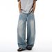 Washed Vintage Scimitar Jeans For Men Punk Street Style Loose Wide-Leg Floor-Length Pants_mkmklike.com