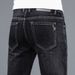 Autumn New Jeans Men's Slim-fit Straight Elastic Thick Soft And Comfortable Men's Trousers_mkmklike.com
