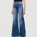 Women’s Clothing New summer elegant style denim trousers flared pants mid waist women's jeans agent franchise_mkmklike.com