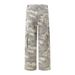 Camouflage Cargo Men's American High Street Hip-Hop Wide-Leg Casual Trendy Ins Rivet Decorated Straight-Leg Long Pants_mkmklike.com