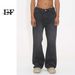 EF JEANS | 2023 New Product, Casual Denim Trousers Men's Back Waist Elastic Band Korean Version Simple And Loose Tailoring_mkmklike.com