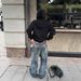 Men's Retro Washed High Street Style Distressed Ripped Loose Straight Leg Jeans Floor Length Clothing_mkmklike.com