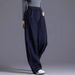 Clair Clair Elastic Denim Blue Jeans Wide Leg 2025 New Spring Autumn Banana Loose High Waist Sickle Scythe Pants_mkmklike.com