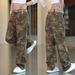 Spring Camouflage Jeans Men's High Street Versatile Loose Casual Pants Men's Fashion Personality Wide Leg Straight Pants_mkmklike.com