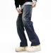 Nordmann American Retro Washed Jeans For Men Loose Straight Workwear Autumn Winter Trendy Brand Cool Versatile Casual Pants_mkmklike.com