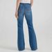 Women's High Waist Flared Jeans – Vintage Embroidered Denim Pants With Stretch For A Retro & Slim Fit_mkmklike.com