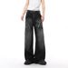 Men's Patchwork Loose-Fit Jeans – Distressed Washed Denim Pants (S-XL)Men's Clothing_mkmklike.com