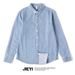 Japanese Retro Long-sleeved Denim Shirt Autumn And Winter Trendy Men's Loose Style Casual Couple Thin Coat Top_mkmklike.com