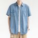 Short Sleeved Summer New Korean Style Casual Denim Shirt, Workwear Jacket, Trendy Men's Shirt_mkmklike.com