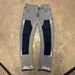 Men's Clothing European And American Style Men's Y2K Patchwork Painted Fashion Straight Leg Jeans_mkmklike.com