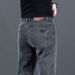 Spring Jeans Men's Gray Straight Tube Versatile_mkmklike.com