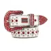 Bling studded crystal fashion diamond bb simon belt Casual woman Leather designer for man lady belts Mens Width 3.8cm_mkmklike.com
