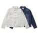 Men's Clothing Loose Silhouette Drop Shoulder Denim Jacket Trendy Casual Cityboy Washed Workwear Jacket_mkmklike.com