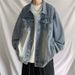 2025 New Spring And Autumn Style Top Men's Casual Denim Jacket Trendy Brand Blue_mkmklike.com
