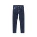 Four Seasons Embroidered Slim-fit Korean Jeans Men's Elastic Versatile Straight Pants Men's Fattened Plus Size Business Pants_mkmklike.com
