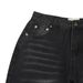 Men's Vintage Washed Distressed Flare Jeans – High Street Retro Denim With Raw Hem & Patchwork Details (Black, Dark Blue, S-Xl)_mkmklike.com
