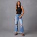 2026 New Ripped Tassel Denim Women's Street High Waist Straight Wide Leg Trousers Summer Jeans Women_mkmklike.com