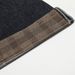 Patchwork Plaid Rolled Hem Denim Straight American Cleanfit Trendy Personality Loose Casual Long Pants For Men_mkmklike.com