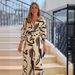 Women's Clothing commuting leisure color loose wide leg pants suit_mkmklike.com