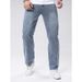 Suitable For All Seasons, Versatile Men's Jeans With Stretch And Slim Fit, Comfortable Denim Pants, Navy Blue, Simple And Slimming Pants, Men's Pants_mkmklike.com