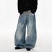 Men's Vintage Washed Jeans – Retro Airplane Button & Cat Whisker Distressed Denim Pants (S-3XL, Blue)_mkmklike.com