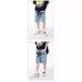 Men's Clothing Denim Shorts Street Fashion Loose Contrast Color Five Pointed Star Patch New Style Shorts_mkmklike.com