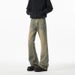 Thin And Tall Black Curved Jeans Men's Four Season American Style Cleanfit Micro Flared Slim Straight Leg Pants_mkmklike.com