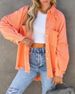 Distressed Denim Jacket For Women – Vintage Ripped Details & Bohemian Tassels (Sizes S-XL, Pink/Orange/Light Purple/Big Red)_mkmklike.com