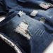 European American Summer Fashion Ripped Straight-leg Jeans For Men With Inner Patchwork, Hand-painted Distressed_mkmklike.com