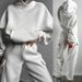 Women's Clothing autumn and winter women's clothing new fashion sports leisure sweater suit_mkmklike.com
