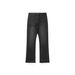 Cleanfit Black Fringe Fit Jeans for Men Vintage Washed Distressed Straight Leg Denim Pants with Digital Print_mkmklike.com