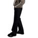 Men's Clothing Raw Denim Jeans 646 Slightly Flared Version Solid Color Differentiated Single Item Trousers Trend_mkmklike.com
