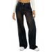 Vintage Washed High-Waisted Relaxed Straight Leg Jeans For Women - Distressed Cat Whisker & Monkey Whisker Design - Comfortable Cotton Denim_mkmklike.com