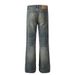 Men's Denim INS American Style Loose Street Fashion Punk Washed Vintage Ripped Casual Wide-Leg Pants_mkmklike.com
