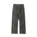 American High Street Leopard Print Jeans For Men, Spring And Autumn Style, Loose Straight Pants, Trendy Brand, Stylish_mkmklike.com