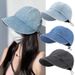 Hot Sale Korean Washed Denim Fisherman Hat Spring Summer Women Wide Brim Sun Protection Hats All-match Adjustable Drawstring_mkmklike.com