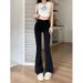 Vintage Jeans For Women Spring 2024 New Waist Slimming American High Street Slightly Flared Bootcut Pants_mkmklike.com
