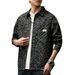 Loom European American High-End Jacquard Craft Denim Men, Spring And Autumn Vintage Washed Distressed Turn-Down Collar Casual_mkmklike.com