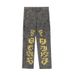Men's Camo & Graffiti Print Streetwear Jeans – Oversized Hip-Hop Fit, Urban Military Aesthetic (6 Sizes, Washed Green, High-Street Fashion Statement)_mkmklike.com