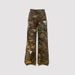 Men's Camo Workwear Jeans - Oversized Military Denim Pants With Distressed Details (Camo, S-XXL)_mkmklike.com