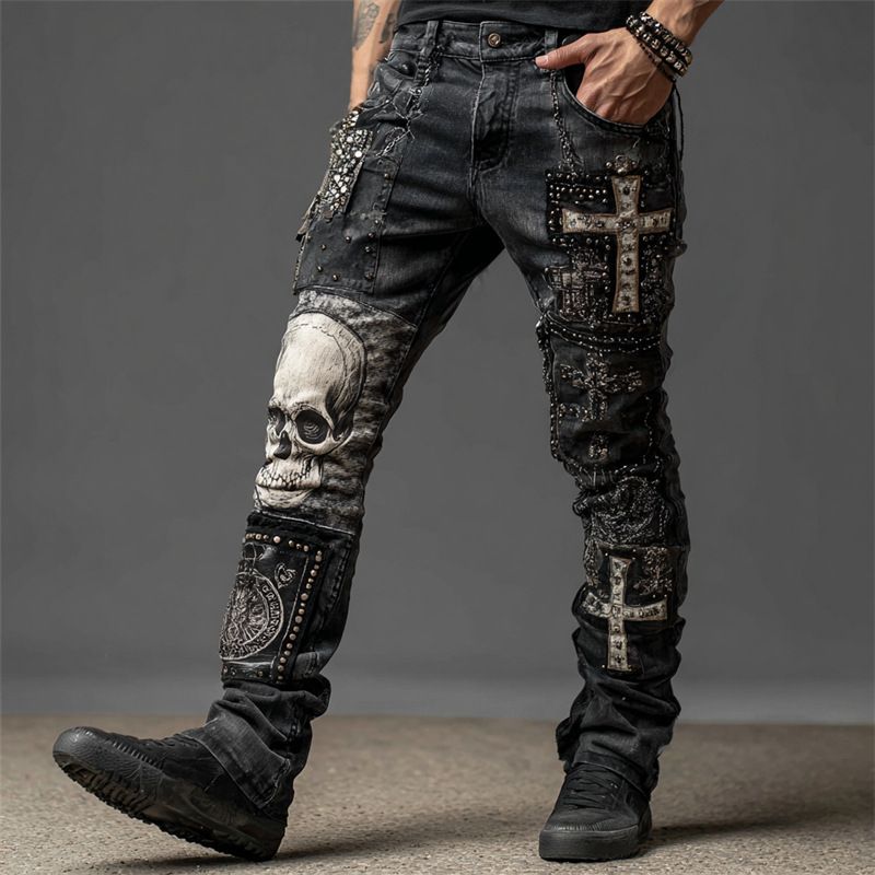 3d Floral Print Jeans For Women – Vibrant & Artistic Streetwear Staple (S-5xl, Multiple Colors) Fashion Trends_mkmklike.com