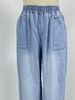 K New Fashionable Hanging Straight Tube Loose Casual Jeans Long Pants For Women_mkmklike.com